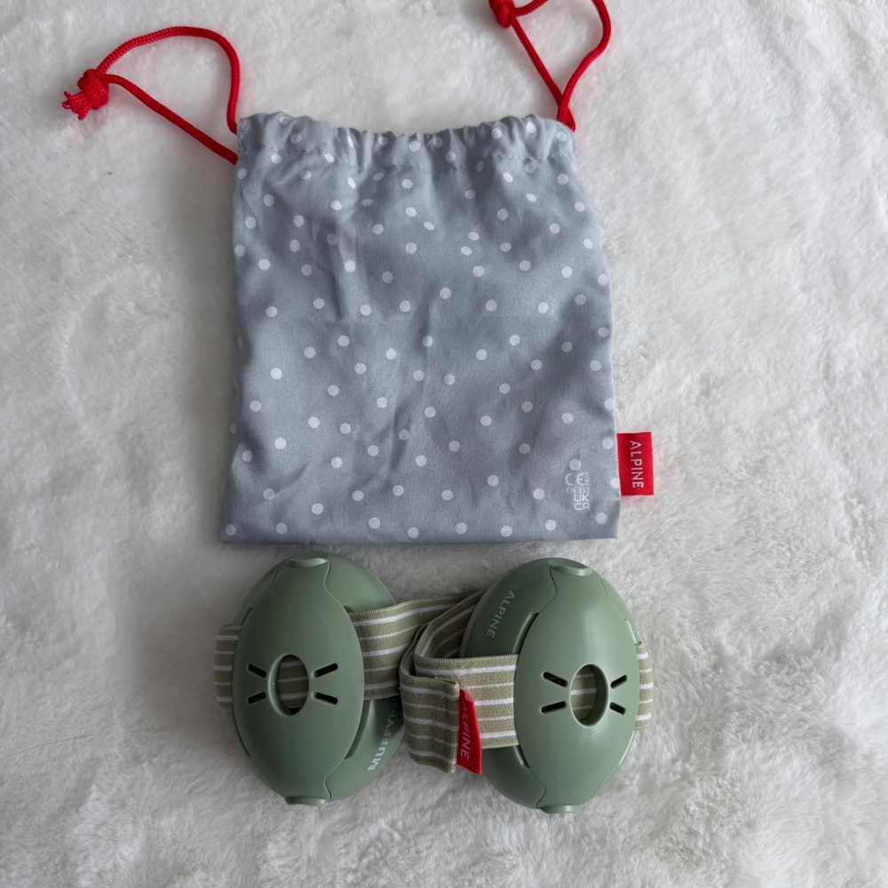 Alpine Muffy Baby Ear Protection Green